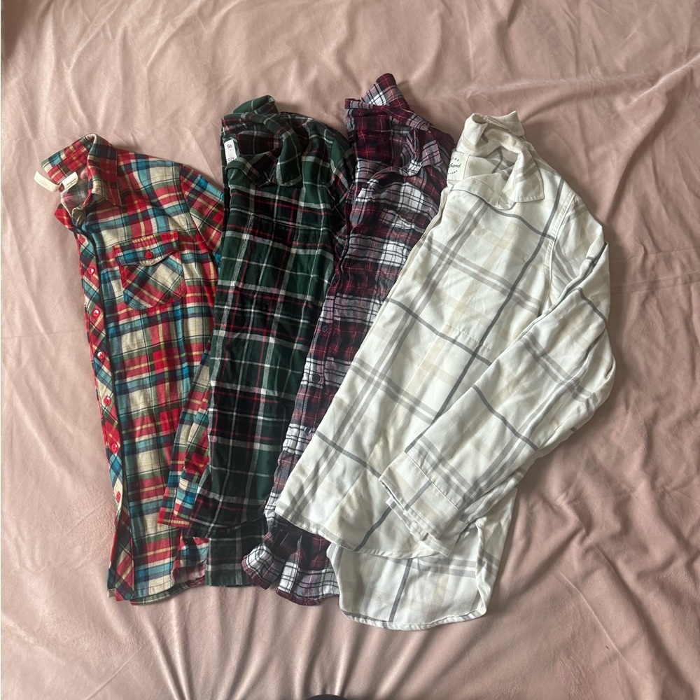 Button up flannel bundle